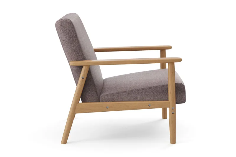 Ängsbro Fåtölj Tyg - Mörkbrun - Products - Möbler - Fåtölj & stolar - Fåtölj