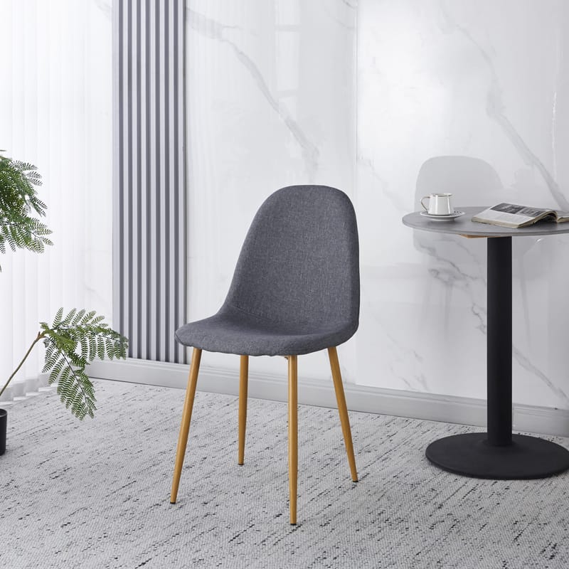 Alfred matstol - Grå / Ek - Grå/Ek - Products - Möbler - Fåtölj & stolar - Matstol & köksstol