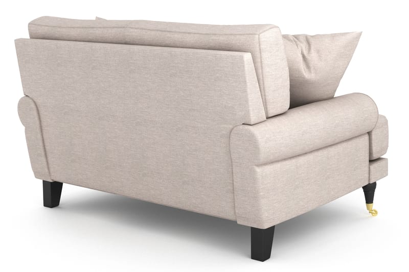 Andrew Loveseat - Beige/Mässing - Products - Möbler - Fåtölj & stolar - Fåtölj