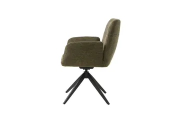 Annabela Karmstol - Olivgrön - Products - Möbler - Fåtölj & stolar - Karmstol