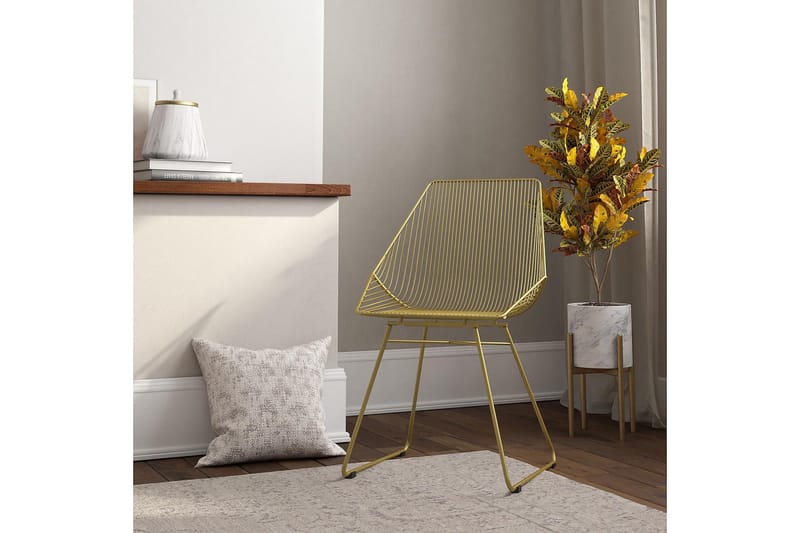 Ellis Matstol Guld - CosmoLiving - Products - Möbler - Fåtölj & stolar - Matstol & köksstol
