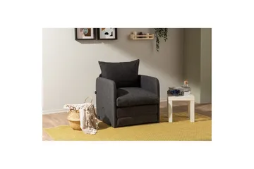 1-sits bäddsoffa Rubby Mörkgrå - Mörkgrå - Products - Möbler - Fåtölj & stolar - Fåtölj - Bäddfåtölj
