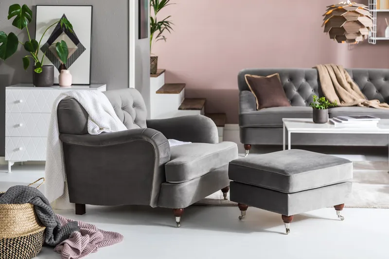 Howard Riviera Fåtölj - Silvergrå - Products - Möbler - Fåtölj & stolar - Fåtölj - Howard fåtölj