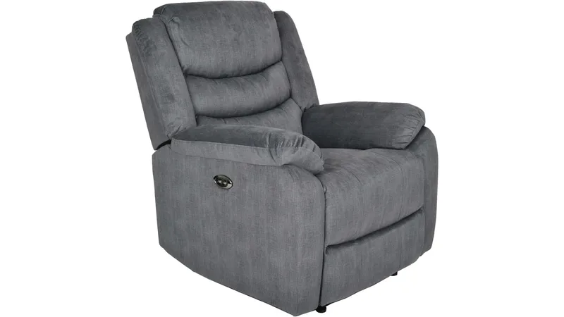 Olvani Reclinerfåtölj i tyg elektrisk, Grå