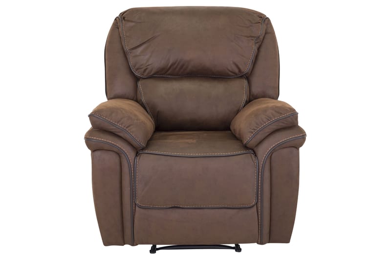 Reclinerfåtölj brun (Mikrofiber) - Riverdale, Brun