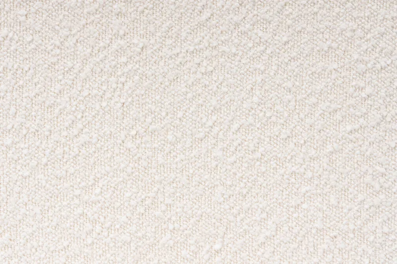 Gemmiano Stol Teddy - Vit matstol/köksstol i Boucle/Teddy med svarta metallben - Vit Teddy / Svarta ben - Products - Möbler - Fåtölj & stolar - Matstol & köksstol