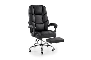 Hawkley Kontorsstol Ecoläder - Svart - Products - Möbler - Fåtölj & stolar - Kontorsstol & skrivbordsstol