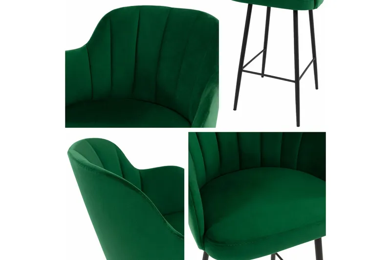 Kintore Barstol - Svart - Products - Möbler - Fåtölj & stolar - Barstol & barpall