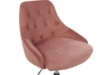 Kontorsstol Parrish Rosa/svart/silver - Rosa/svart/silver - Products - Möbler - Fåtölj & stolar - Kontorsstol & skrivbordsstol