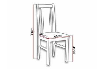 Lufti Matstol - Svart - Products - Möbler - Fåtölj & stolar - Matstol & köksstol