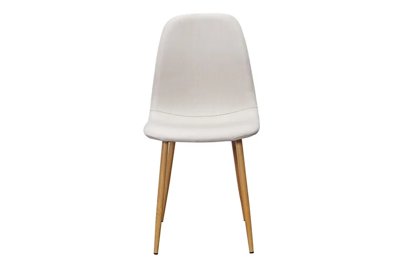 Nibe Matstol - Beige/Metallben Ek - Products - Möbler - Fåtölj & stolar - Matstol & köksstol