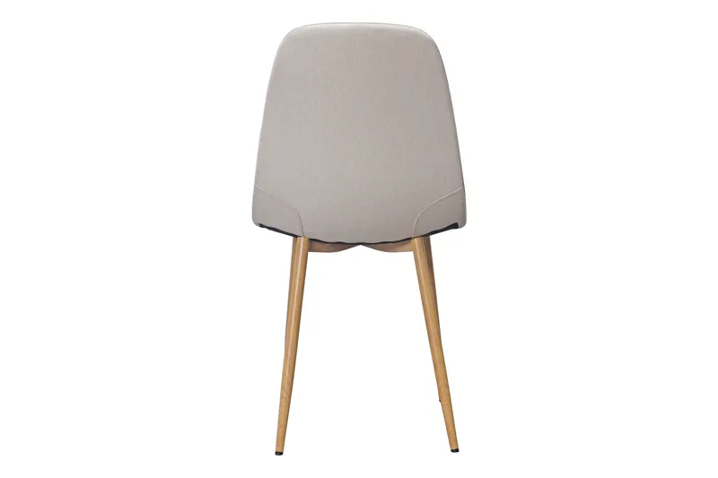 Nibe Matstol - Beige/Metallben Ek - Products - Möbler - Fåtölj & stolar - Matstol & köksstol