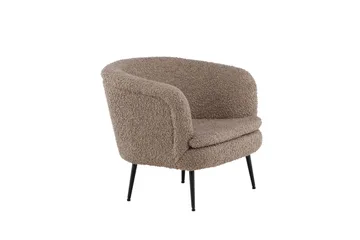 Nordkoster Loungefåtölj - Svart/Beige - Products - Möbler - Fåtölj & stolar - Fåtölj