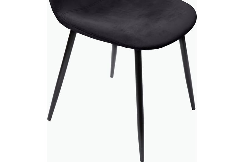 Oktoos Matstol - Antracit/Svart - Products - Möbler - Fåtölj & stolar - Matstol & köksstol