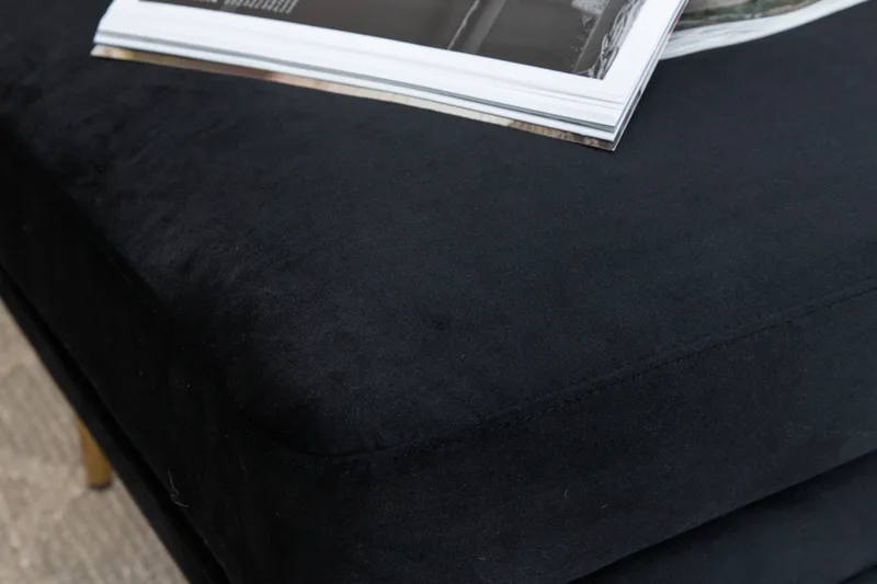 Boom Sittpuff - Svart - Products - Möbler - Fåtölj & stolar - Pall & puff - Sittpuff