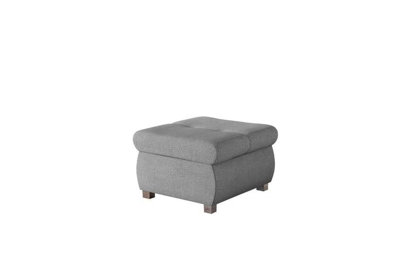 Cerys Fotpall 60 cm - Grå - Products - Möbler - Fåtölj & stolar - Pall & puff - Fotpallar