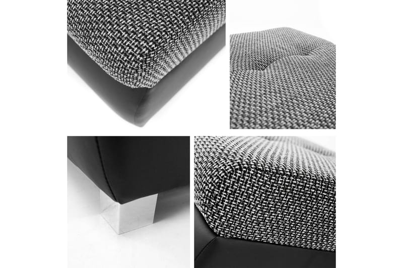 Cerys Fotpall 60 cm - Ljusgrå - Products - Möbler - Fåtölj & stolar - Pall & puff - Fotpallar