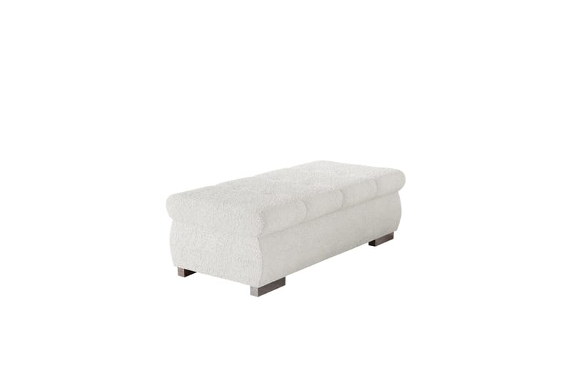 Cerys Fotpall 60 cm, Vit