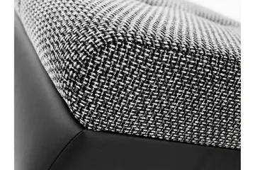 Cerys Fotpall 60 cm - Vit/Ljusgrå - Products - Möbler - Fåtölj & stolar - Pall & puff - Fotpallar