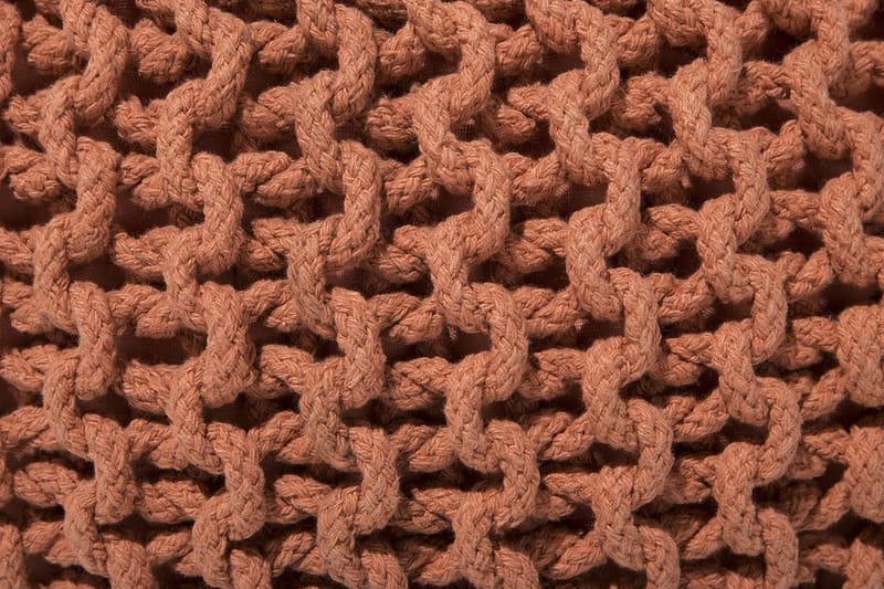 Conrad Sittpuff 50 cm - Brun - Products - Möbler - Fåtölj & stolar - Pall & puff - Sittpuff