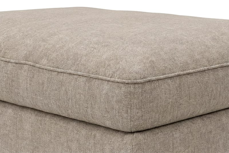Dubai Fotpall i Tyg - Beige/Grå - Products - Möbler - Fåtölj & stolar - Pall & puff - Fotpallar
