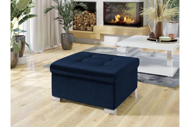 Dynir Fotpall 68 cm - Blå - Products - Möbler - Fåtölj & stolar - Pall & puff - Fotpallar