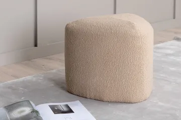 Peg Sittpuff - Beige - Products - Möbler - Fåtölj & stolar - Pall & puff - Sittpuff