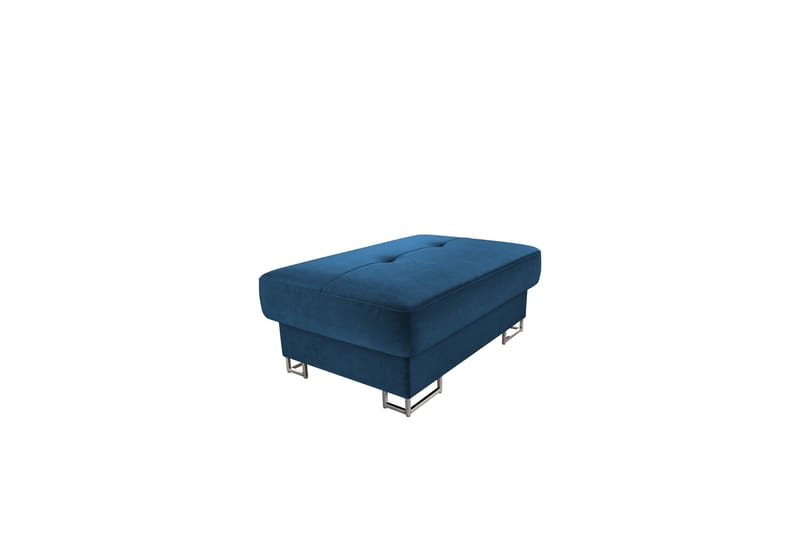 Reginia Fotpall 104 cm - Blå - Products - Möbler - Fåtölj & stolar - Pall & puff - Fotpallar