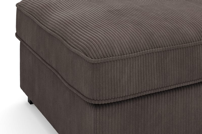 Rossita Fotpall i Manchester - Taupe - Products - Möbler - Fåtölj & stolar - Pall & puff - Fotpallar