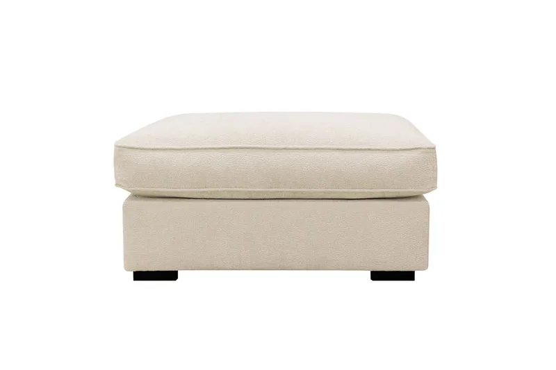 Rossita lyx Fotpall - Beige Chenille - Products - Möbler - Fåtölj & stolar - Pall & puff - Fotpallar