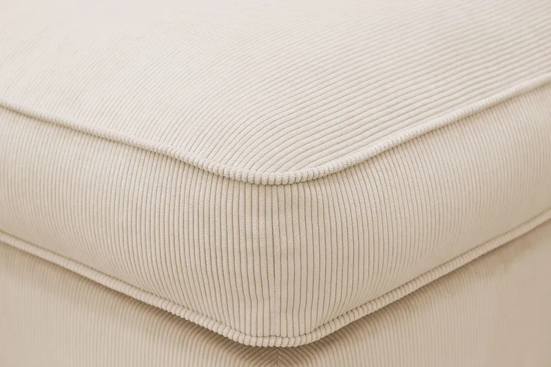 Rossita lyx Fotpall - Beige Manchester - Products - Möbler - Fåtölj & stolar - Pall & puff - Fotpallar