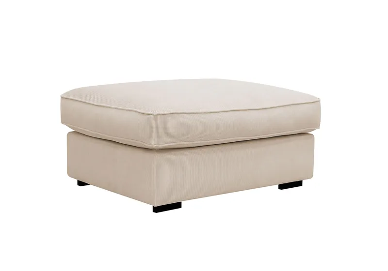 Rossita lyx Fotpall - Beige Manchester - Products - Möbler - Fåtölj & stolar - Pall & puff - Fotpallar
