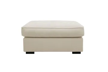 Rossita lyx Fotpall - Beige Tyg - Products - Möbler - Fåtölj & stolar - Pall & puff - Fotpallar