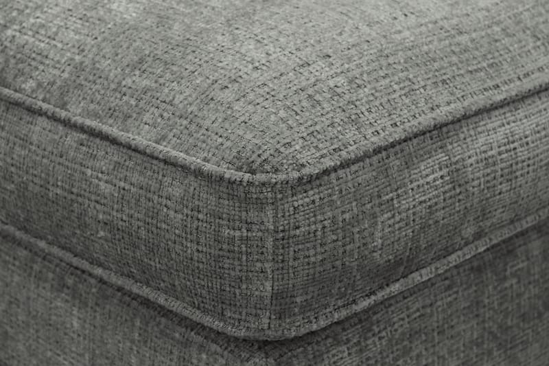 Rossita lyx Fotpall - Grå Chenille - Products - Möbler - Fåtölj & stolar - Pall & puff - Fotpallar