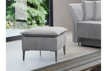 Staffin Fotpall 50 cm Light grey/Dark grey - Products - Möbler - Fåtölj & stolar - Pall & puff - Fotpallar