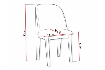 Patrickswell Matstol - Brun - Products - Möbler - Fåtölj & stolar - Matstol & köksstol