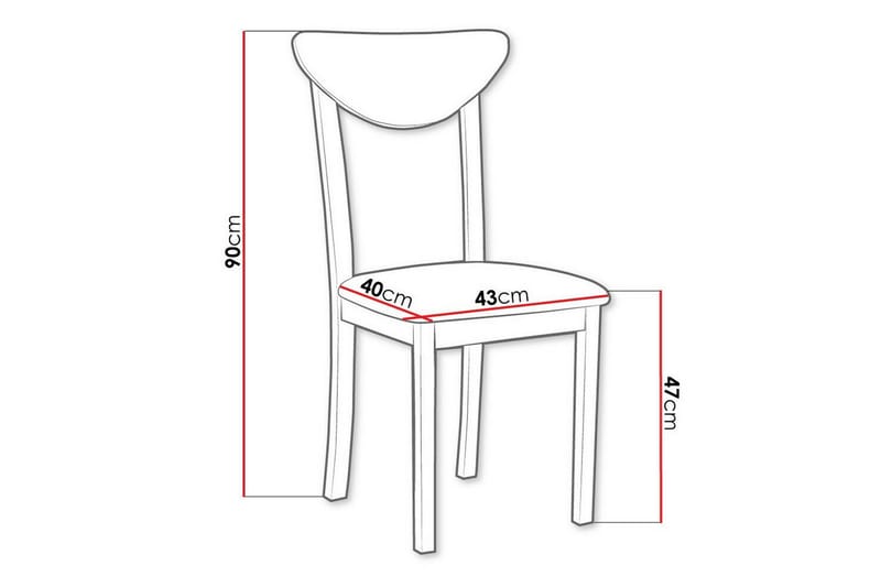 Patrickswell Matstol - Svart - Products - Möbler - Fåtölj & stolar - Matstol & köksstol