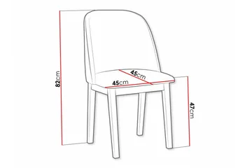 Patrickswell Matstol - Svart - Products - Möbler - Fåtölj & stolar - Matstol & köksstol