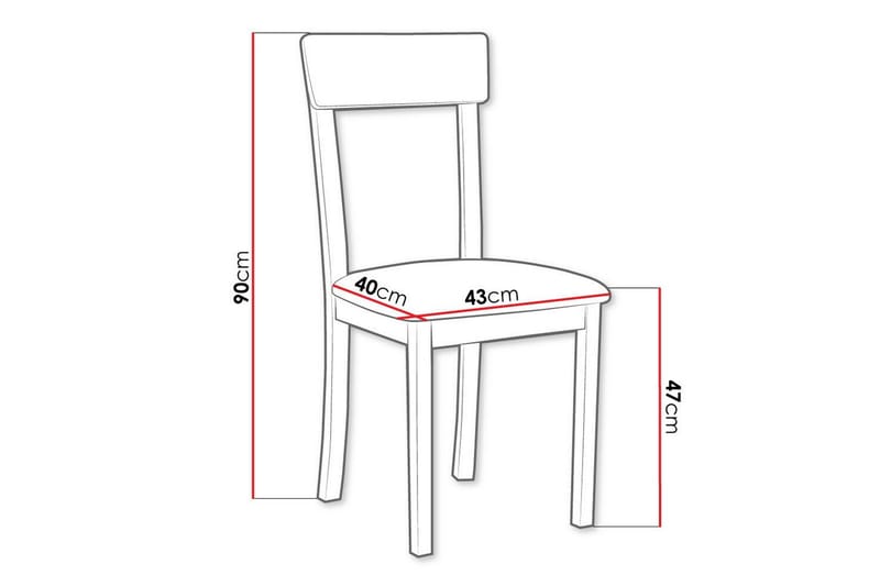 Patrickswell Matstol - Vit - Products - Möbler - Fåtölj & stolar - Matstol & köksstol