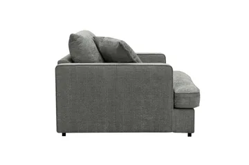 Rossita lyx Extra djup Fåtölj - Grå Chenille - Products - Möbler - Fåtölj & stolar - Fåtölj