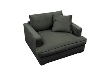 Rossita lyx Extra djup Fåtölj - Mörkgrön Manchester - Products - Möbler - Fåtölj & stolar - Fåtölj