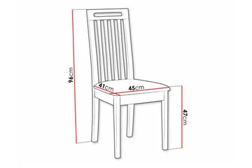 Rowden Matstol - Vit - Products - Möbler - Fåtölj & stolar - Matstol & köksstol