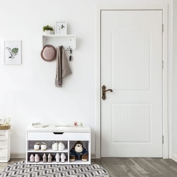 Marko hallbänk - Vit - Vit - Products - Möbler - Fåtölj & stolar - Sittbänk