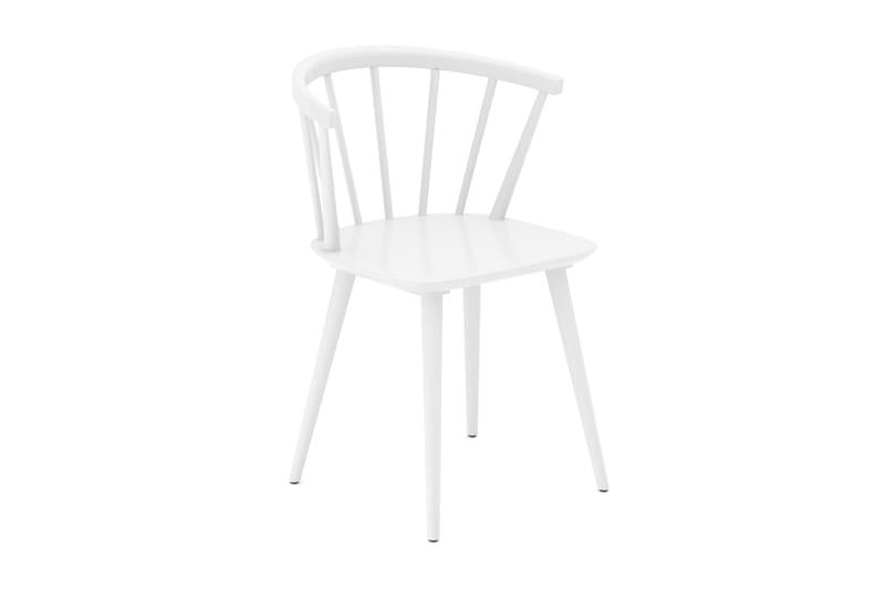 Tyrö Karmstol & matstol i massiv trä, Vit