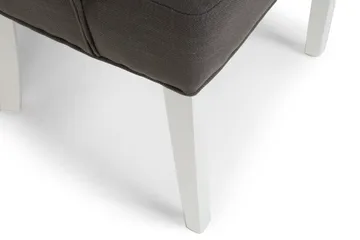 Viktoria Fåtölj - Grå/Vit - Products - Möbler - Fåtölj & stolar - Matstol & köksstol