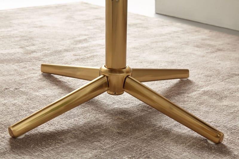 Willowdale Kontorsstol med Armstöd - Mörkblå/Guld - Products - Möbler - Fåtölj & stolar - Kontorsstol & skrivbordsstol