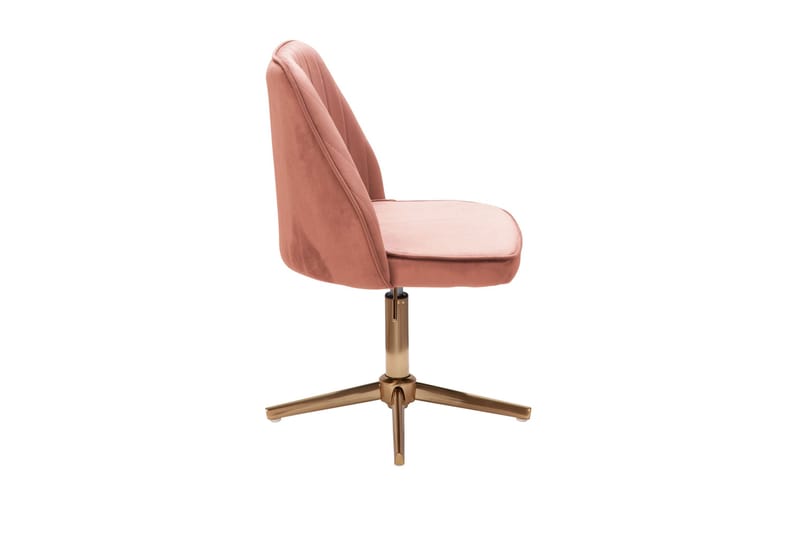 Willowdale Kontorsstol - Rosa/Guld - Products - Möbler - Fåtölj & stolar - Kontorsstol & skrivbordsstol
