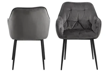 Zabinka Karmstol - Mörkgrå - Products - Möbler - Fåtölj & stolar - Karmstol