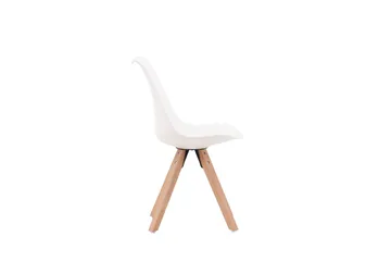 Zeno Matstol - Vit - Products - Möbler - Fåtölj & stolar - Matstol & köksstol