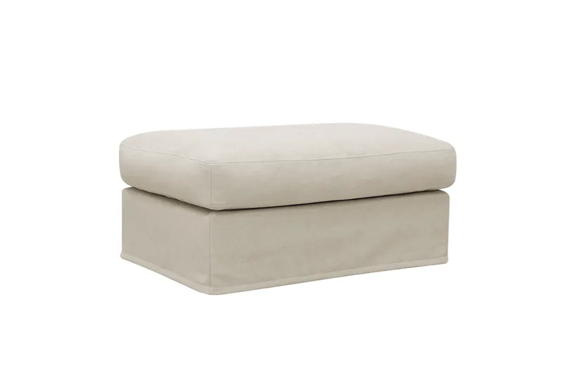 Valencia Extra Djup 5-sits soffa + fotpall med avtagbar och tvättbar klädsel - Beige - Products - Möbler - Soffa